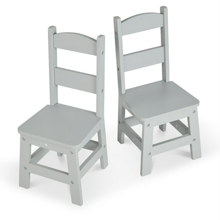 Melissa & Doug Modern Kids Wood Chairs 2 Multi-Colored (Set of 2)