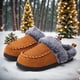 thumbnail image 4 of Zapatos Piso Suaves Casa Peludas para Hombre Otoño Invierno, 4 of 9