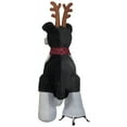 thumbnail image 3 of Gemmy Christmas Inflatable Border Collie, 6 ft Tall, Multi, 3 of 5
