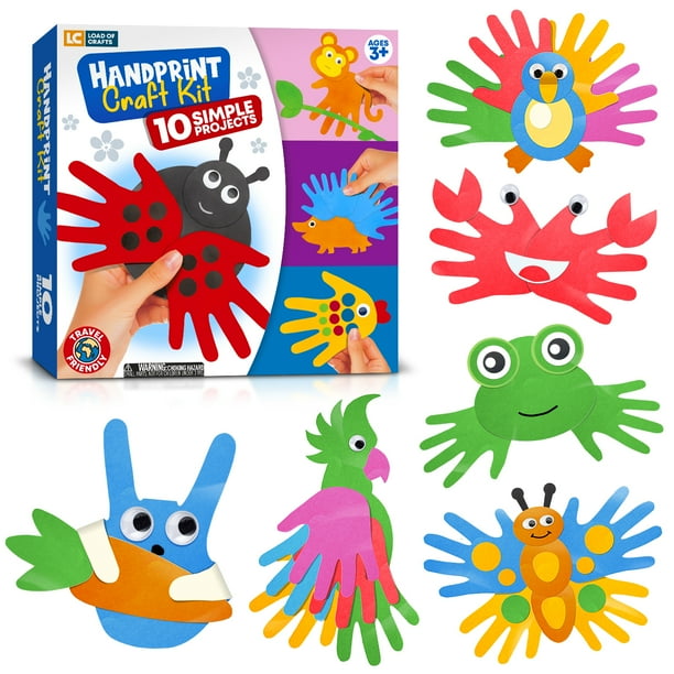 Arts and Craft Kit for Toddlers and Preschoolers, Easy Crafts for Kids