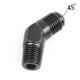 thumbnail image 4 of Piezas de sintonización automática, conector forjado de aleación de aluminio, conector de tubo de ángulo recto de 45 ° 90 °-90 ° AN12-3/4 dontodent Kuyhfg Sin marca, 4 of 5
