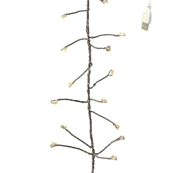 Kurt S. Adler USB0202 6 ft. 180-Light USB Fairy LED Cluster Lights