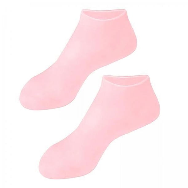 2 Calcetines De Gel De Silicona Suave Para Los Dedos Del Pie, Protección Para El Cuidado De Los Pies, Color