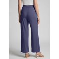 thumbnail image 3 of Jessica London Women's Plus Size Petite Everyday Stretch Knit Wide Leg Pant, 3 of 6