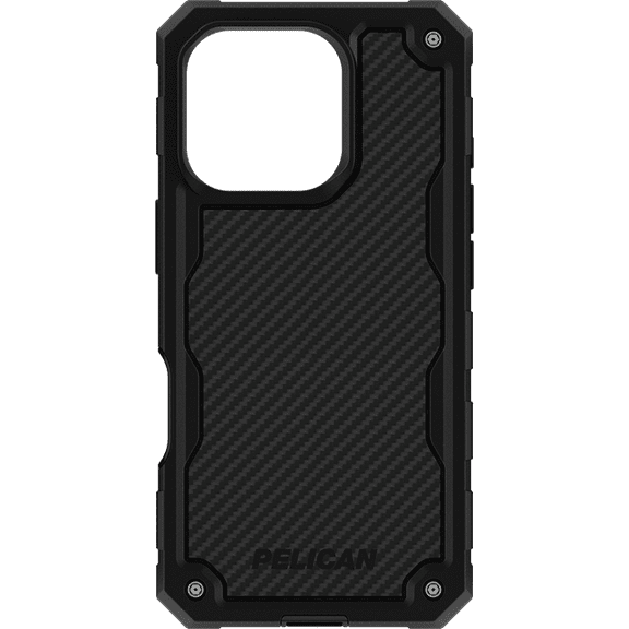 Open Box Pelican Shield Carbon Fiber with MagSafe Black Case and Holster - iPhone 16 Pro