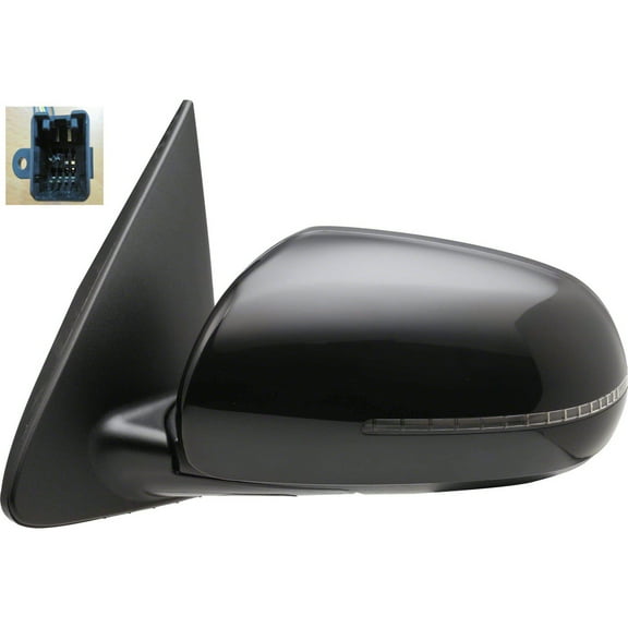 New Aftermarket  Driver Side Left Heated Signal Power Door Mirror Assembly 876101M005 fits 2011-2013 KIA Forte Koup