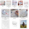thumbnail image 3 of Paint by Numbers Kit for Adults, Rider Horse Mountain Tent Plains Paint by Numbers, Easy Paint by Numbers Kit for Adults Beginner, DIY Adult Paint by Number Kits on Canvas, Home Decor, 3 of 7