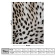 thumbnail image 4 of JEUXUS  Throw Blanket Minky Soft Throw (Leopard,"), 4 of 6