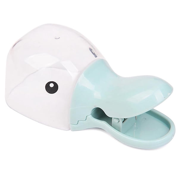 Cuchara para comida para mascotas con dibujos animados, cuchara de plástico para comida para perros y gatos multiusos con forma de pico de pato, comedero para mascotas, suministros de alimentación azu