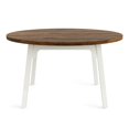 thumbnail image 4 of Spaco 47-inch Dining Table, Round Farmhouse Kitchen Table for 4-6, Dining Table for Indoor as Living Room, Kitchen, Brown, 4 of 4