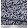 thumbnail image 3 of Soimoi Velvet Fabric Palm Tree & Pine Fruits Print Fabric by The Yard 58 Inch Wide, 3 of 3