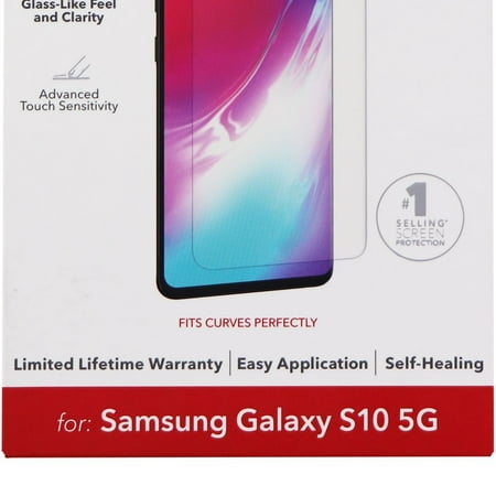 ZAGG - InvisibleShield Ultra Clear Screen Protector for Samsung Galaxy S10 5G - Clear