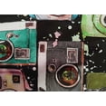 thumbnail image 5 of oneOone Cotton Cambric Black Fabric Camera Pattern Fabric For Sewing Printed Craft Fabric By The Yard 56 Inch Wide, 5 of 5