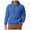 Blue, variant on Mens Linen Hooded Shirt, Casual Henley Hoodie Pullover, Lightweight Cotton Blend Beach Summer Tops for Everyday Wear(L,Beige)