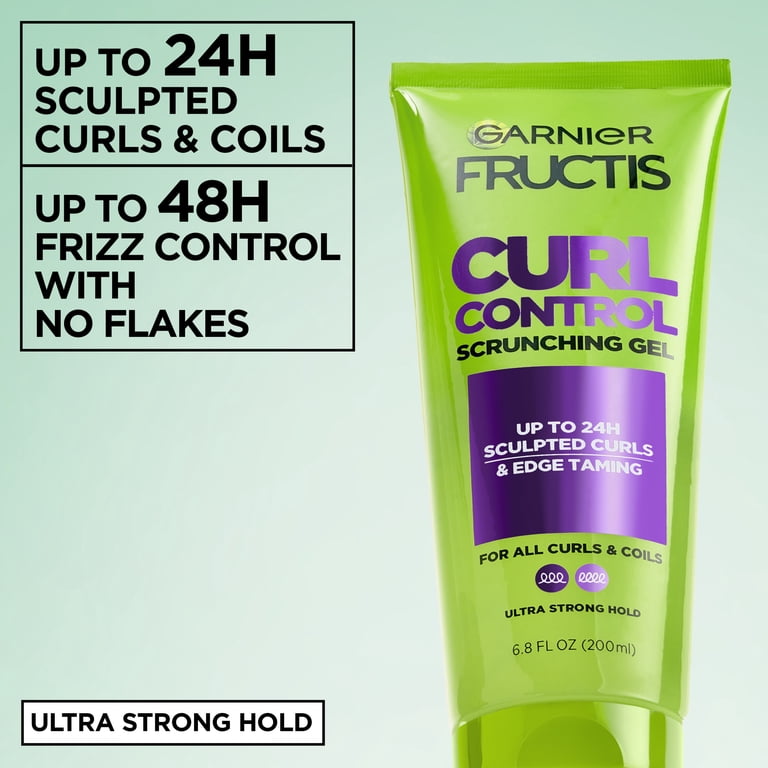 3 pack) Garnier Fructis Style Curl Scrunch Controlling Hair Gel