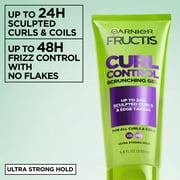 Garnier Fructis Style Curl Scrunch Controlling Hair Gel for Curly Hair, 6.8 fl. oz.