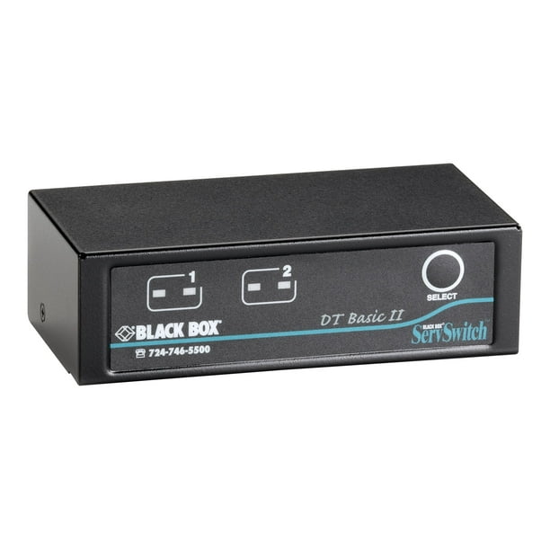 Black Box ServSwitch DT Basic II KVM switch 2 x KVM port(s