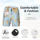 thumbnail image 3 of Fotbe Cute Gnome Bee Collects Honey Traje de Baño para Hombre – Shorts de Natación de Secado Rápido con Forro y Bolsillos-Medium, 3 of 6