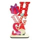 thumbnail image 3 of Xihbxyly Decoración de San Valentín, Encantadora Decoración de Escritorio de Madera, Llamativo Centro de Mesa, Diseño Duradero, Ideal para Sala de Estar o Dormitorio, Ideal para Parejas o Ambientes R, 3 of 7