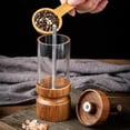 thumbnail image 6 of Manual Pepper or Salt Grinder Professional with Adjustable Coarseness Settings Seasoning Bottle Wooden for Bar Outdoor Kitchen Cooking Tools, 6 of 6