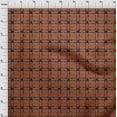 thumbnail image 3 of oneOone Cotton Cambric Fabric Check Ikat Decor Fabric Printed BTY 56 Inch Wide, 3 of 4