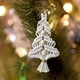 thumbnail image 4 of Árbol de Navidad creativo tejido a mano, adorno colgante de pared, fondo simple, manualidades para el hogar, 4 of 6