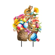 Briarwood Lane Springtime Bunnies Metal Art