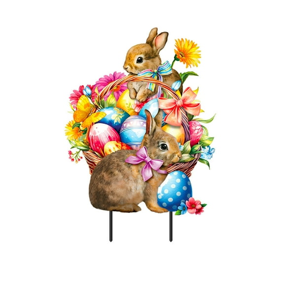 Briarwood Lane Springtime Bunnies Metal Art