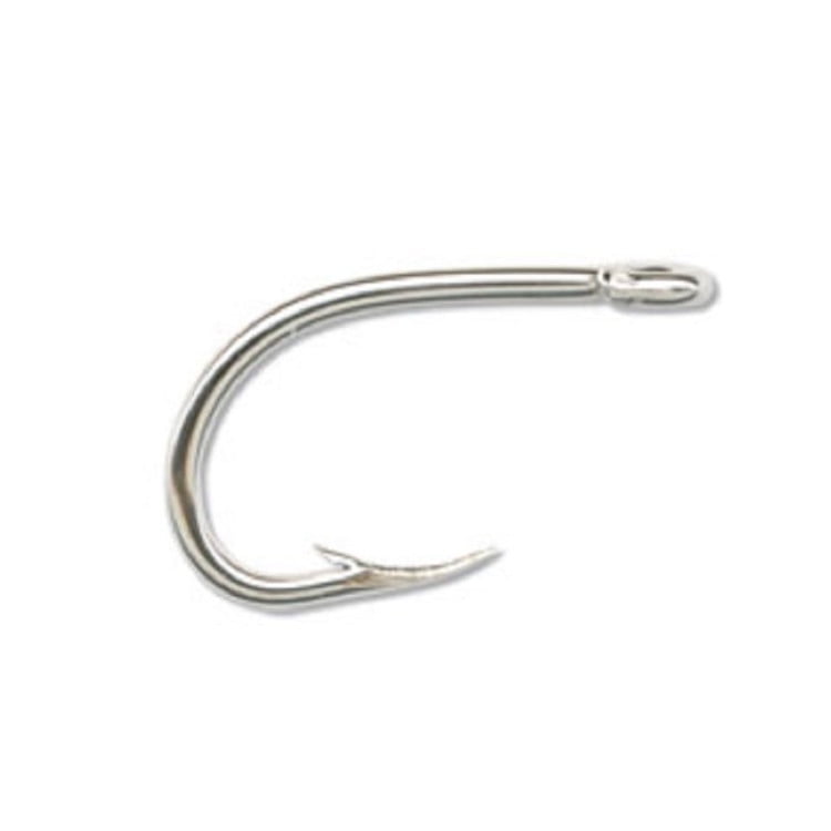 1,000  MUSTAD  FISH HOOKS #3282 SIZE 8 SILVER NEW IN BOX 