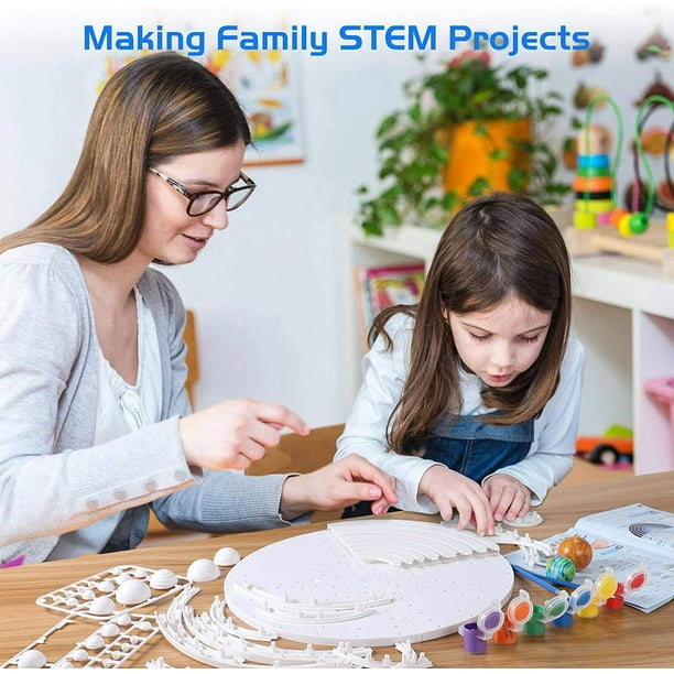 Kit de construction de modèles de système solaire pour enfants, expériences  scientifiques, peinture phosphorescente, projets de tiges pour enfants de 8  à 12 ans, jouets d'apprentissage éducatifs, cadeaux pour filles et garçons