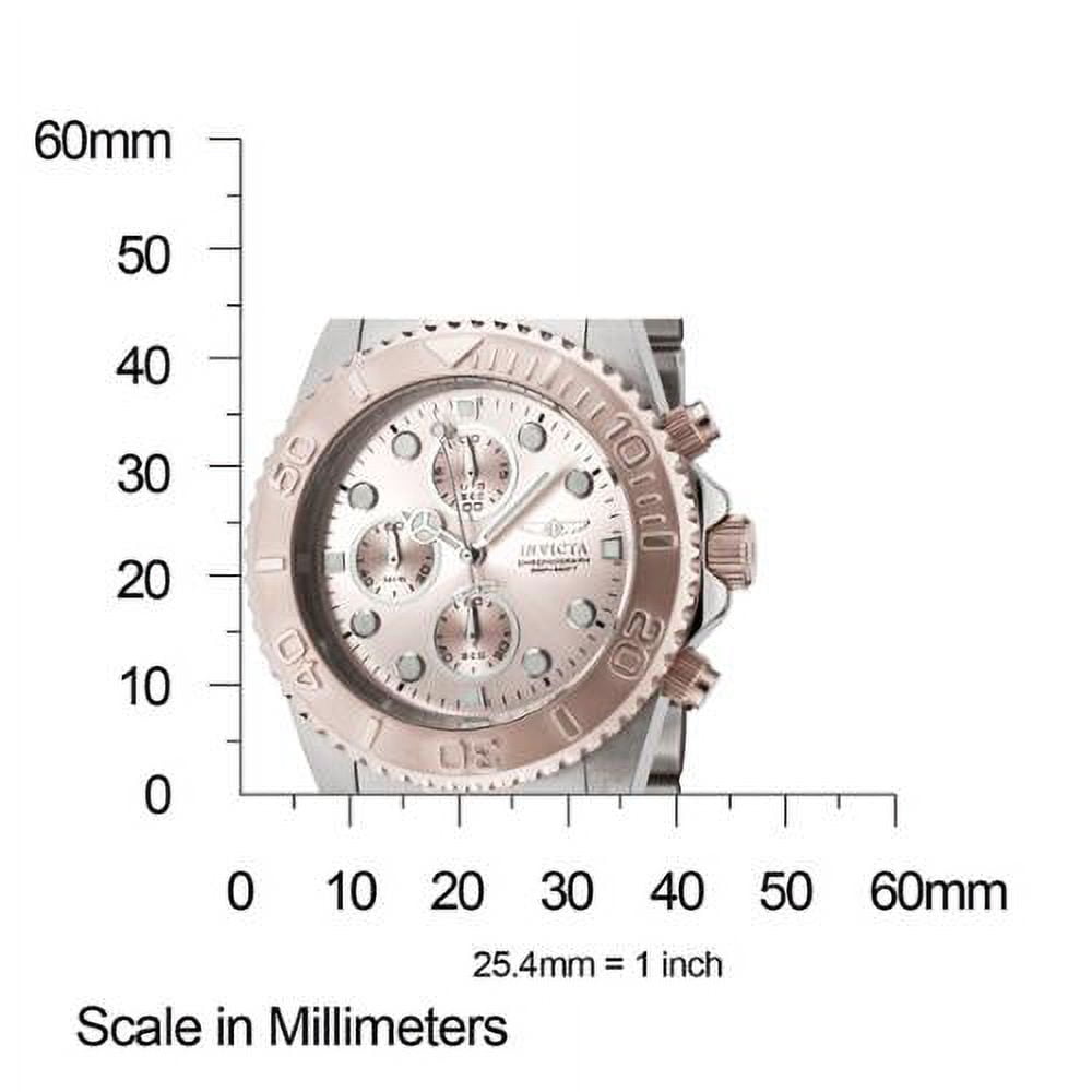 Men's 1775 Pro Diver Quartz Chronograph Rose Gold Dial Watch