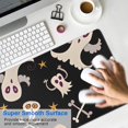 thumbnail image 4 of Long Mouse Pads for Desk,Playful Halloween Ghosts Pattern Desk Mats on Top Of Desks, Desk Mouse Pad Extra Large with 3mm Non-Slip Base and Stitched Edge for Gaming,Office,Work,Home 31.5x15.7in, 4 of 5