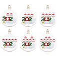 thumbnail image 3 of ziyahi 6PCS Personalized 2020 Wooden Sign Pendant Family DIY Christmas Tree Ornament, 3 of 7