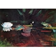 thumbnail image 2 of Homer, Winslow 32x23 Gold Ornate Wood Framed with Double Matting Museum Art Print Titled - The Mink Pond, 2 of 4