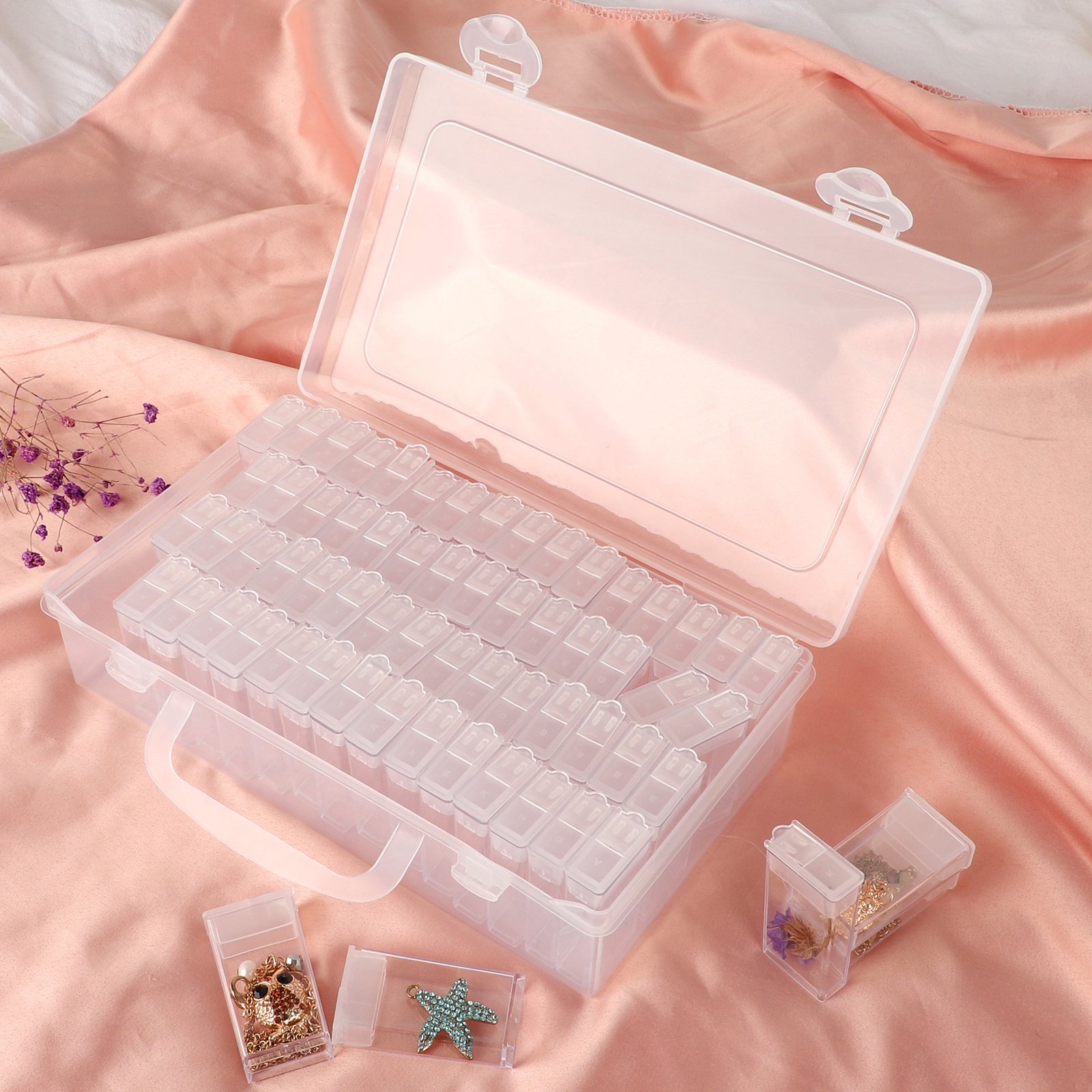TSV 64-Grid Diamond Painting Storage Organizer Box photo 6