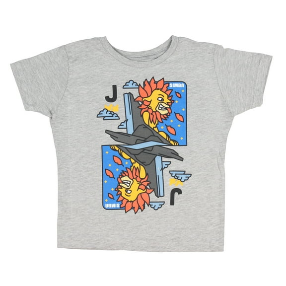 Disney Lion King Little Boys' Simba Jack Playing Card Toddler T-Shirt