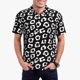 thumbnail image 1 of Fotbe Black Leopard Camiseta Polo de Golf para Hombre con Estampado – Camisa Deportiva Transpirable con Cuello Abotonado-Medium, 1 of 6