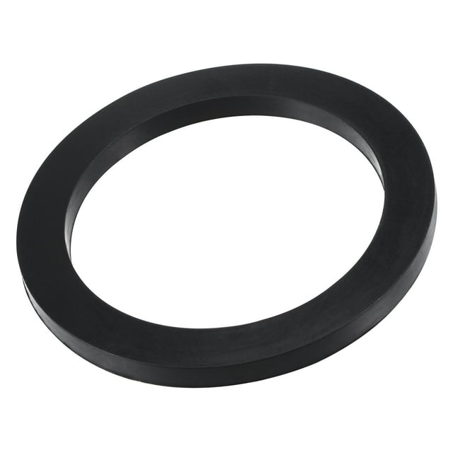 Unique Bargains Rondelle Plate en Caoutchouc Nitrile DN80 de 3 Pieds Connecteur Rapide Joint Noir