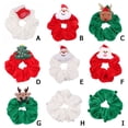 thumbnail image 2 of Women Velvet Girls Christmas Hair Scrunchies Ponytail Holders Hair Bands Elastic A, 2 of 8