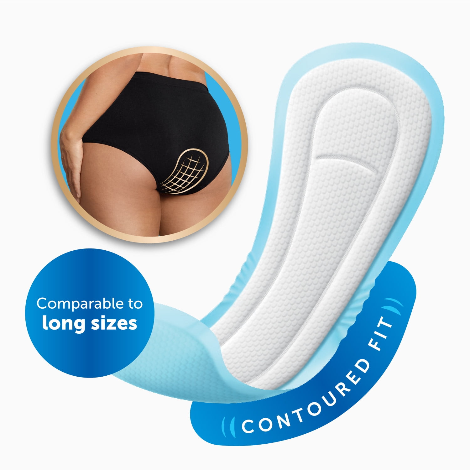 FitRight Fresh Start Incontinence Pads for Women, Ultimate Absorbency, 120 ct