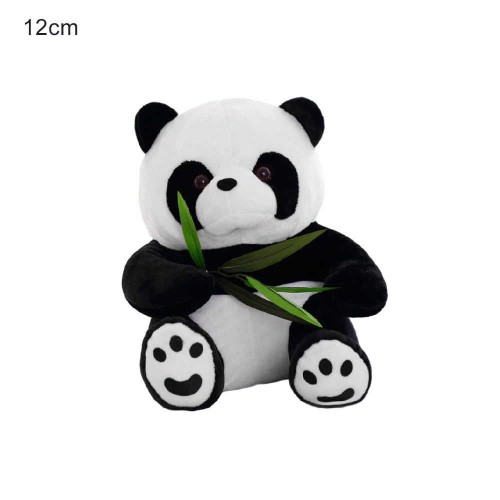 Wxizhu Plushies Plush Toy Panda Doll Eating Bamboo Panda Plush Toy Soft Toy Color : Loan, Size : 40 cm