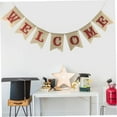 thumbnail image 6 of Soimiss 1Pcs Welcome Banners Linen Multi-colored Party Decoration for Wedding Ceremony, 6 of 6