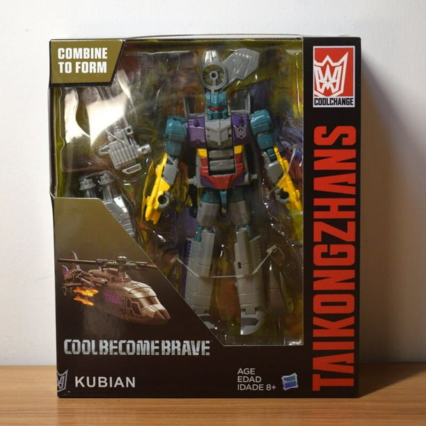 Haizhixing Transformation Robot Car Toys Boys Anime Bruticus Aircraft Tank Engineering 5IN1 Model KO Kids Gift Fivean unisex