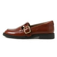 thumbnail image 3 of YDN Women Chic Round Toe Mary Jane Flats Adjustable T-Strap Buckle Low Heels Shoes Daily Wear Party Size 8 Maroon, 3 of 4
