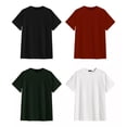 thumbnail image 3 of Playera Ovesize Varios Colores Paquete 4 Pz Algodon Peinado, 3 of 6