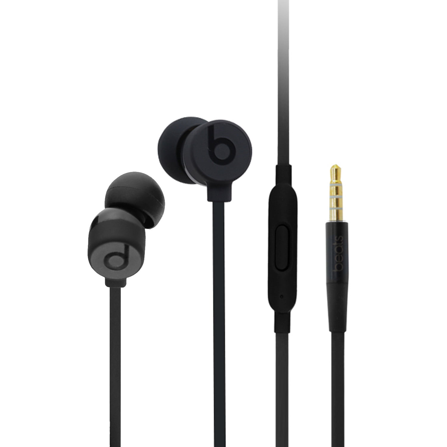 Restored Beats by Dr. Dre Beats 3 Earphones with Linein Mic Wired 3.5mm Jack Isolating, Black (Refurbished) Walmart.com