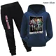 thumbnail image 4 of Nueva sudadera con capucha Monster High Boutique, ropa para correr para niños, sudadera con capucha y pantalones, conjunto de 2 piezas, ropa deportiva para niñas pequeñas, 4 of 5