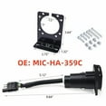 thumbnail image 3 of Hassle-Free Wiring Conversion Flat 4 Pin to 7 Way Blade Adapter for RV Trailer Plug MIC-HA-359C Adapter Plug, 3 of 8