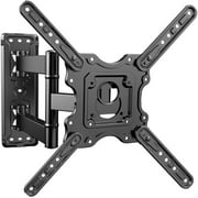Pipishell Full Motion TV Wall Mount for Most 32-55 inch Flat Curved TVs with Swivels Tilts,Black