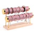 thumbnail image 1 of Solid Wood Display Stand Jewelry Rack Storage Holder Wood For Bracelets Watches, 1 of 7